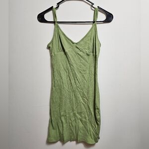 SHEIN Olive Ribbed Dress Size XL